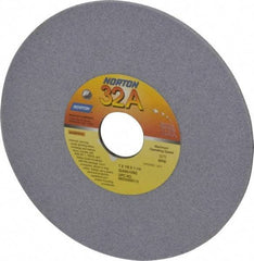Norton - 7" Diam x 1-1/4" Hole x 1/8" Thick, I Hardness, 60 Grit Surface Grinding Wheel - Aluminum Oxide, Type 1, Medium Grade, 3,275 Max RPM, Vitrified Bond, No Recess - USA Tool & Supply