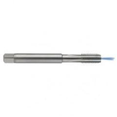 M10x1.0 6H 4-Flute Carbide Semi-Bottoming 15 degree Spiral Flute Tap-Bright - USA Tool & Supply