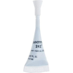 Loctite - 0.5 mL, White, Medium Strength Threadlocker - Series 242 - USA Tool & Supply