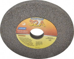 Norton - 60 Grit Aluminum Oxide Type 1 Internal Grinding Wheel - 4" Diam x 3/4" Hole x 1/4" Thick, 8,120 Max RPM, Type 1 Medium Grade, K Hardness, Vitrified Bond, No Recess - USA Tool & Supply