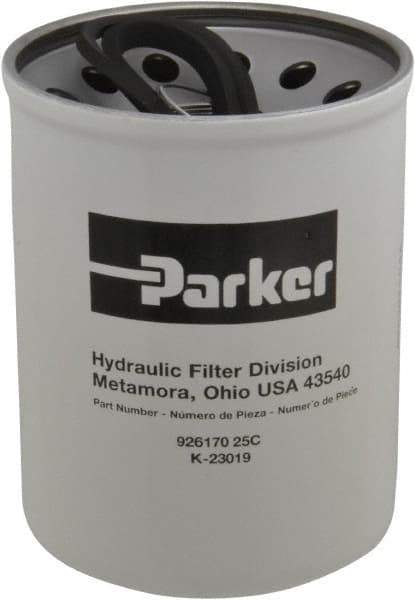 Parker - 25 Micron, 5.12" Outside Diam, 6.62" Long, Filter Element - 1-1/2" Inside Diam, Cellulose, MFE160-25/2 Hycon Part No., SF6710 Satuff - USA Tool & Supply