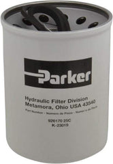 Parker - 25 Micron, 5.12" Outside Diam, 6.62" Long, Filter Element - 1-1/2" Inside Diam, Cellulose, MFE160-25/2 Hycon Part No., SF6710 Satuff - USA Tool & Supply