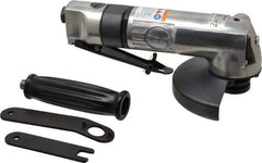 Sioux Tools - 4-1/2" Wheel Diam, 12,000 RPM, Pneumatic Angle & Disc Grinder - 5/8-11 Spindle, 13.2 CFM, Front Exhaust - USA Tool & Supply
