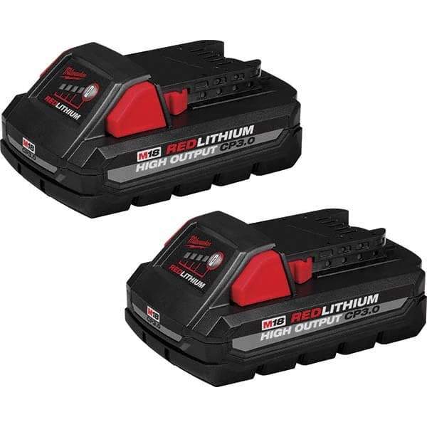 Milwaukee Tool - Power Tool Batteries Voltage: 18.00 Battery Chemistry: Lithium-Ion - USA Tool & Supply