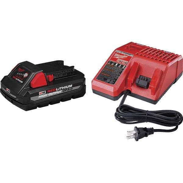 Milwaukee Tool - Power Tool Batteries Voltage: 18.00 Battery Chemistry: Lithium-Ion - USA Tool & Supply