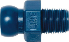 Loc-Line - 1/4" Hose ID, Male to Female Coolant Hose Connector - 1/8" BSPT, For Loc-Line Modular Hose Systems - USA Tool & Supply