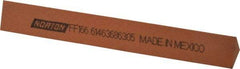 Norton - 6" Long x 3/4" Wide x 3/4" Thick, Aluminum Oxide Sharpening Stone - Triangle, Fine Grade - USA Tool & Supply
