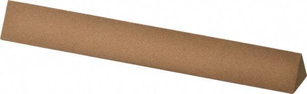 Norton - 6" Long x 3/4" Wide x 3/4" Thick, Aluminum Oxide Sharpening Stone - Triangle, Medium Grade - USA Tool & Supply