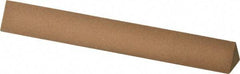 Norton - 6" Long x 3/4" Wide x 3/4" Thick, Aluminum Oxide Sharpening Stone - Triangle, Medium Grade - USA Tool & Supply