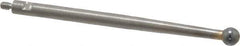 TESA Brown & Sharpe - 3mm Ball Diam, Carbide, Ball Test Indicator Contact Point - 1-7/16" Contact Point Length, Use with Brown & Sharpe BesTest 599 Series - USA Tool & Supply