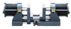 Heinrich - 6" Jaw Width, 8-3/4" Max Jaw Opening, 4-17/32" Throat Depth, Air Self Centering Vise - 3" Stroke Length, 26-1/2" OAL x 9" OAW x 8-7/8" OAH - USA Tool & Supply