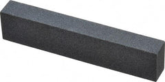 Norton - 3-1/2" Long x 3/4" Wide x 1/2" Thick, Silicon Carbide Sharpening Stone - Rectangle, Medium Grade - USA Tool & Supply