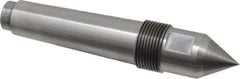 Riten - 1-1/4" Head Diam, Carbide-Tipped Steel Standard Point Solid Dead Center - 4MT Morse Taper, 1-1/4" Point Diam, 2" Point Length, 2-29/32" OAL - USA Tool & Supply