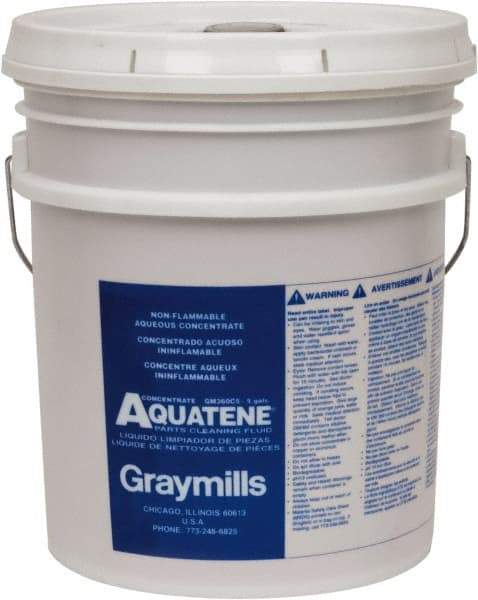 Graymills - 5 Gal Pail Parts Washer Fluid - Water-Based - USA Tool & Supply