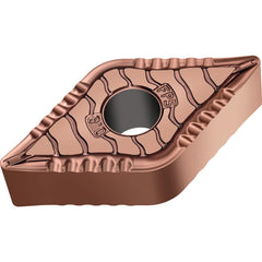 Turning Insert:  DNMG442-FP5 WEP10C,  Cermet TiCN & TiAlN Finish,  Neutral,  0.6100″ Long,  1/2″ Inscribed Circle,  0.0310″ Corner Radius,  55.00 &deg N/A Diamond,  Series  DNMG-FP5