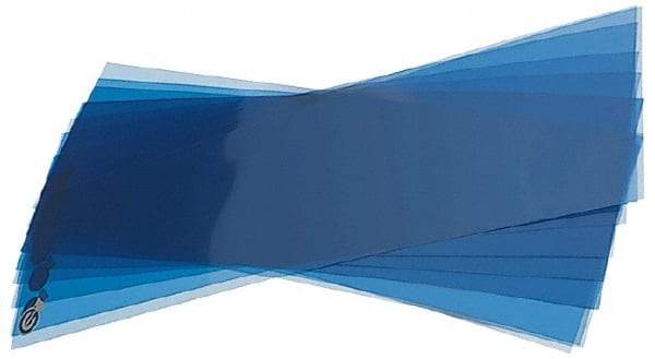 Precision Brand - 10 Piece, 5" Wide x 20" Long Plastic Shim Stock Sheet - Blue - USA Tool & Supply