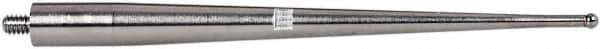 TESA Brown & Sharpe - 1mm Ball Diam, Carbide, Ball Test Indicator Contact Point - 1-1/2" Contact Point Length, Use with Brown & Sharpe TESATAST Dial Test Indicators - USA Tool & Supply