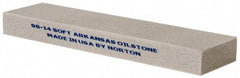 Norton - 4" Long x 1" Wide x 3/8" Thick, Novaculite Sharpening Stone - Rectangle, Extra Fine Grade - USA Tool & Supply