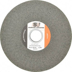 Standard Abrasives - 6" Diam, 1" Face Width, 1" Center Hole, Fine Grade, Silicon Carbide Deburring Wheel - Convolute, Medium Density 8 Grade, 6,000 RPM - USA Tool & Supply