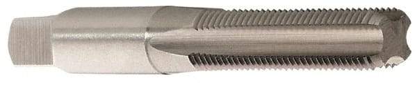 Heli-Coil - M10x1.00 Metric Fine, D3, 4 Flute, Bottoming Chamfer, Bright Finish, High Speed Steel Hand STI Tap - 80.71mm OAL, 36.51mm Thread Length, 10.32mm Square Length, 6.15mm Square Size, 5H Class of Fit - Exact Industrial Supply
