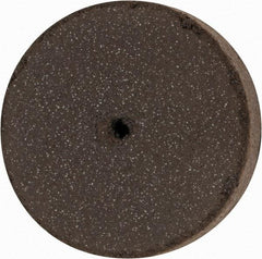 Cratex - 1" Diam x 1/16" Hole x 1/4" Thick, Surface Grinding Wheel - Silicon Carbide, Medium Grade, 25,000 Max RPM, Rubber Bond, No Recess - USA Tool & Supply