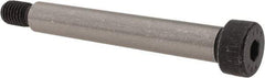 Value Collection - 12mm Shoulder Diam x 80mm Shoulder Length, M10x1.5 Metric Coarse, Hex Socket Shoulder Screw - 12.9 Alloy Steel, Uncoated, 8.78 to 90mm Head Height x 17.73 to 18mm Head Diam - USA Tool & Supply