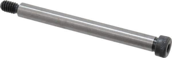 Value Collection - 5/16" Shoulder Diam x 3" Shoulder Length, 1/4-20 UNC, Hex Socket Shoulder Screw - 4140 Alloy Steel, Uncoated, 7/32" Head Height x 7/16" Head Diam - USA Tool & Supply