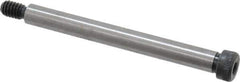 Value Collection - 5/16" Shoulder Diam x 3" Shoulder Length, 1/4-20 UNC, Hex Socket Shoulder Screw - 4140 Alloy Steel, Uncoated, 7/32" Head Height x 7/16" Head Diam - USA Tool & Supply