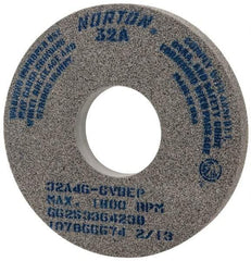 Norton - 14" Diam x 5" Hole x 1-1/2" Thick, G Hardness, 46 Grit Surface Grinding Wheel - Aluminum Oxide, Type 1, Coarse Grade, 1,800 Max RPM, Vitrified Bond, No Recess - USA Tool & Supply