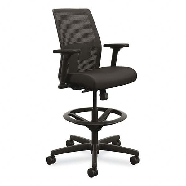Hon - Swivel & Adjustable Stools Type: Mesh Task Stool Base Type: Five-Star - USA Tool & Supply