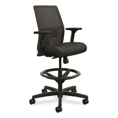 Hon - Swivel & Adjustable Stools Type: Mesh Task Stool Base Type: Five-Star - USA Tool & Supply