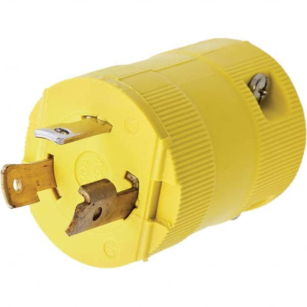 Hubbell Wiring Device-Kellems - 125V 30A NEMA L5-30P Industrial Twist Lock Plug - USA Tool & Supply