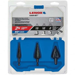 Lenox - Step Drill Bits Minimum Hole Diameter (Inch): 1/8 Maximum Hole Diameter (Inch): 1-1/8 - USA Tool & Supply