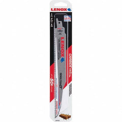 Lenox - Reciprocating Saw Blades Blade Material: Carbide Blade Length (Inch): 9 - USA Tool & Supply