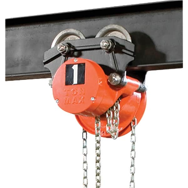 CM - Trolleys Type: Low Headroom Geared Trolley Load Capacity (Lb.): 2,000.000 - USA Tool & Supply