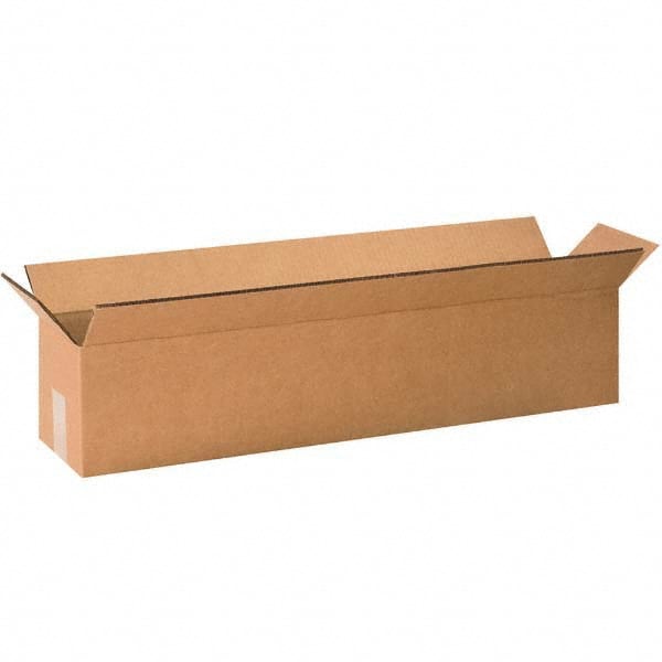 Made in USA - Pack of (5), 12" Wide x 60" Long x 12" High Corrugated Shipping Boxes - USA Tool & Supply