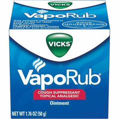 Vicks - Antiseptics, Ointments, & Creams Type: Pain Relief Form: Ointment - USA Tool & Supply