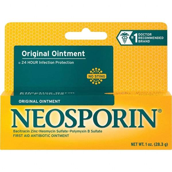 Neosporin - Antiseptics, Ointments, & Creams Type: Wound Care Form: Ointment - USA Tool & Supply