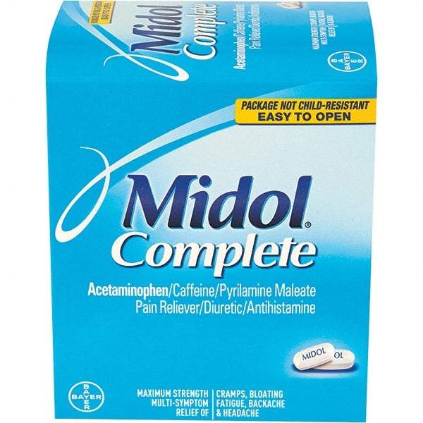 Midol - Medi-First Pain Relief Capsules - Headache & Pain Relief - USA Tool & Supply