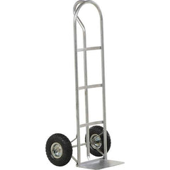 Vestil - 500 Lb Capacity 52" OAH Hand Truck - P Handle, Steel, Pneumatic Wheels - USA Tool & Supply