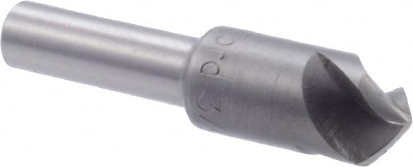 M.A. Ford - 3/8" Head Diam, 1/4" Shank Diam, 3 Flute 100° High Speed Steel Countersink - USA Tool & Supply