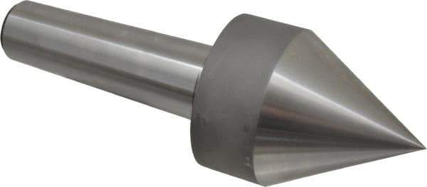 Riten - MT5 Taper Shank, Live Center - 1,500 Max RPM, 3-1/2" Point Diam, 4-15/16" Point Len, 1,500 Lb Max Workpc, 4-29/32" OAL, Pipe Nose Point - USA Tool & Supply