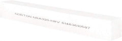 Norton - 320 Grit Aluminum Oxide Square Dressing Stick - 8 x 1 x 1, Extra Fine Grade, Vitrified Bond - USA Tool & Supply