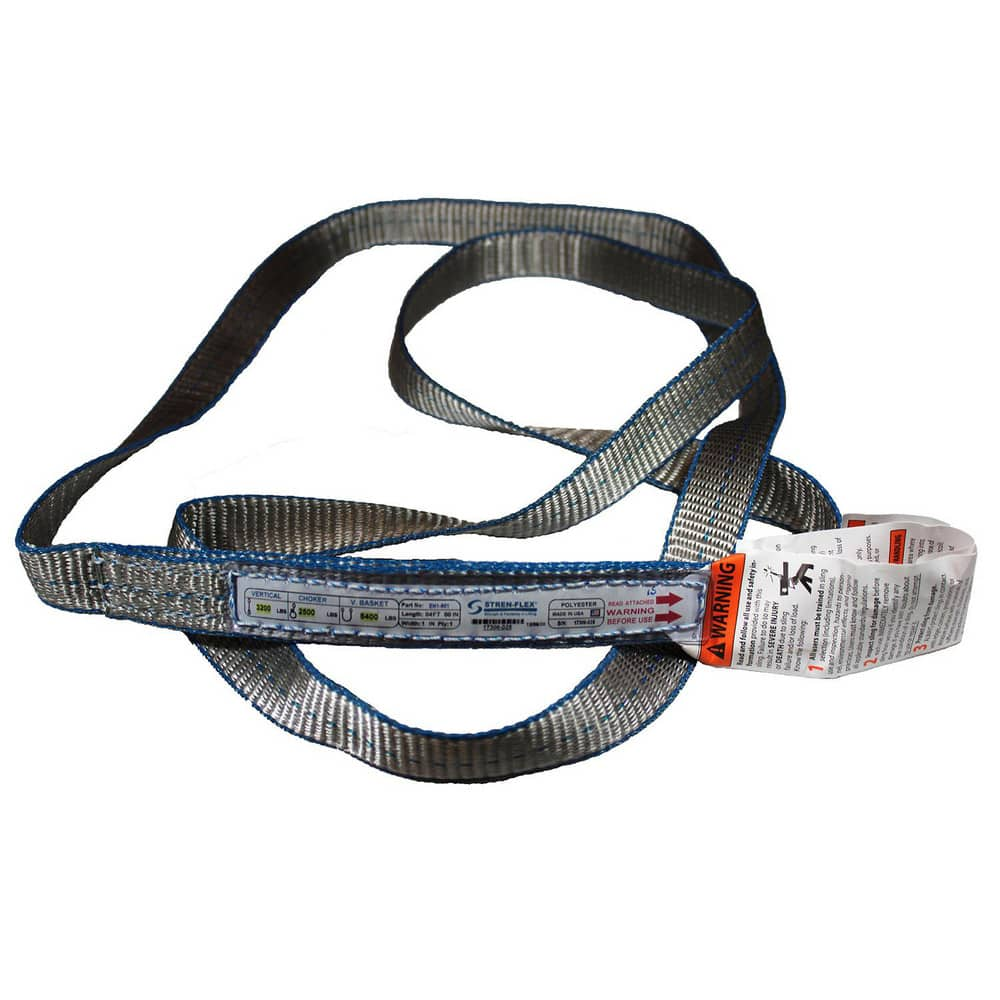 Slings & Tiedowns (Load-Rated); Sling Type: Endless; Length (Feet): 12; Vertical Capacity (Lb.): 6200; Choker Capacity (Lb.): 4960; Width (Inch): 1; Basket Capacity (Lb.): 12400; Eye Type: No Eye; Sling Material: Polyester; Sling Width: 1 in; Number Of Pl