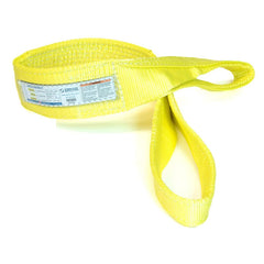 Slings & Tiedowns (Load-Rated); Sling Type: Eye & Eye; Length (Feet): 10; Vertical Capacity (Lb.): 8900; Choker Capacity (Lb.): 7200; Width (Inch): 3; Basket Capacity (Lb.): 17800; Eye Type: Flat Eye; Sling Material: Nylon; Sling Width: 3 in; Eye Length: