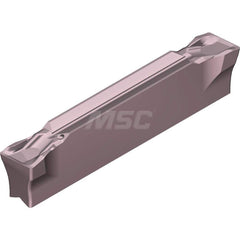 Grooving Insert: GCM3002CG AC520U, Solid Carbide Super ZX Finish, Right Hand, 3 mm Cutting Width, 20 mm Max Depth, Series GND