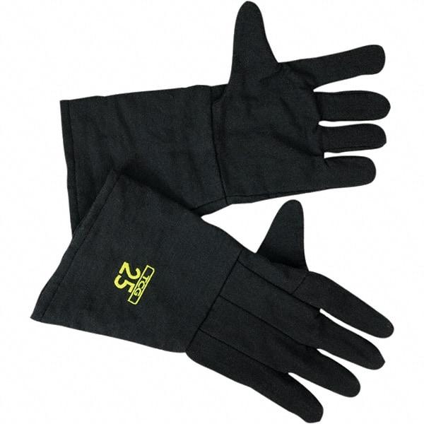 Oberon - Size M, Aramid, Arc Flash Gloves - Aramid Lined, 27 cal/Sq cm Max Arc Protection, HRC 3, ASTM F1959 - USA Tool & Supply