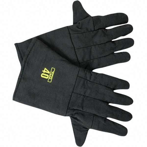 Oberon - Size L, Aramid, Arc Flash Gloves - Aramid Lined, 46 cal/Sq cm Max Arc Protection, HRC 4, ASTM F1959 - USA Tool & Supply