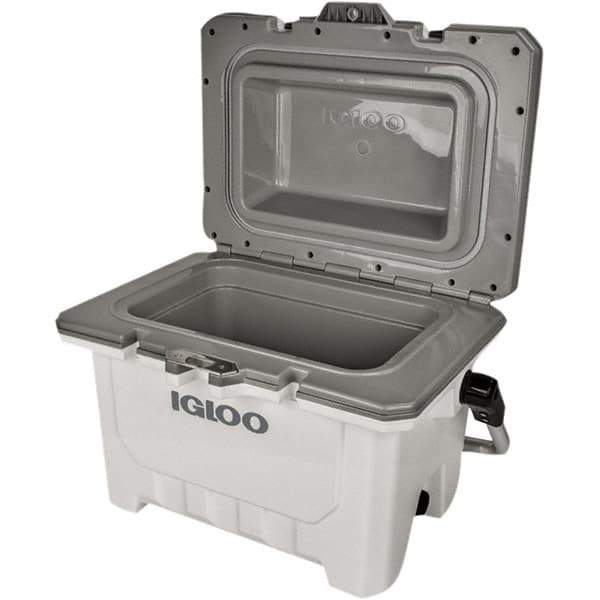 Igloo - 24 Qt Ice Chest - HDPE, White - USA Tool & Supply