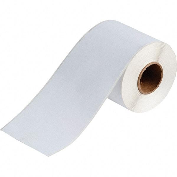 Brady - 4" Wide, White Polyester Inkjet Label - For BradyJet J2000 - USA Tool & Supply